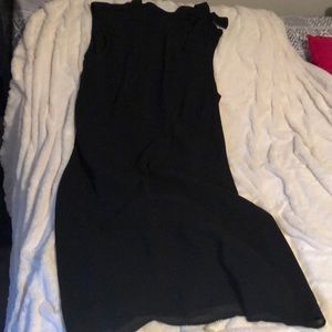 Black Crepe Dress
